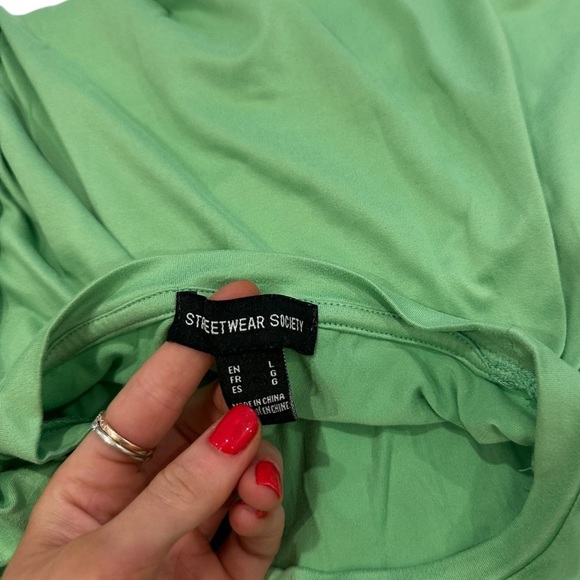 Streetwear Society Women’s Miami 1996 Green T-Shirt Large - Picture 3 of 6